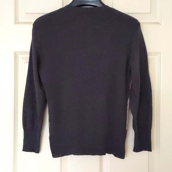 NWT. The Limited Woman's 100% cotton knit sweater with diamond shape design. - Picture 4 of 4